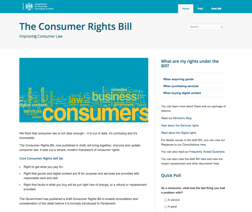 BIS Consumer Rights site