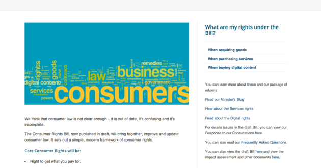 BIS Consumer Rights site