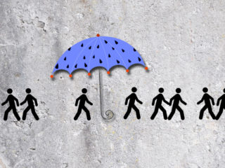 small umbrellas
